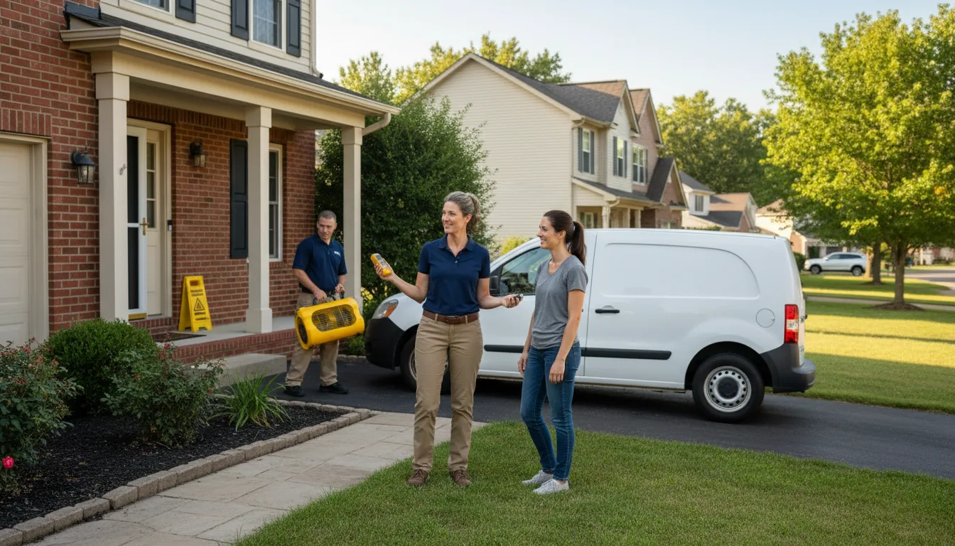 Residential water damage restoration in Emmett, ID